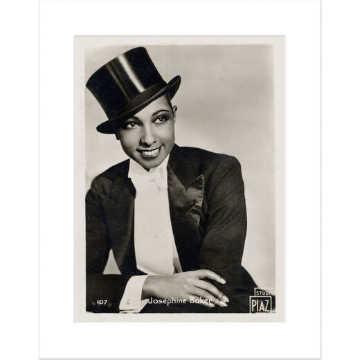 Josephine Baker by Piaz Studios - mounted print